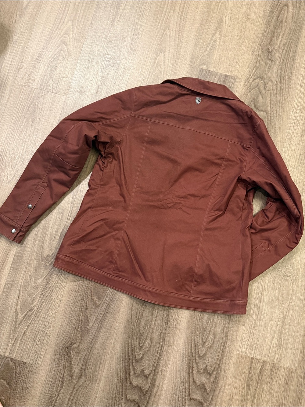 Women’s Rust Brown Zip-Front Jacket - Picture 3 of 5